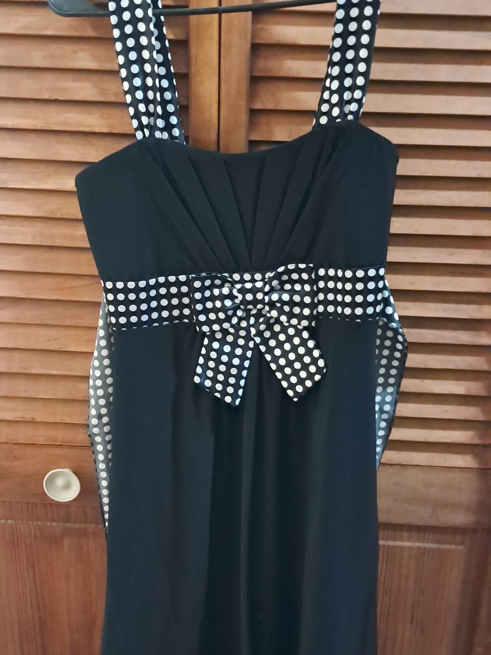 Black Polka Dot Accent Sundress